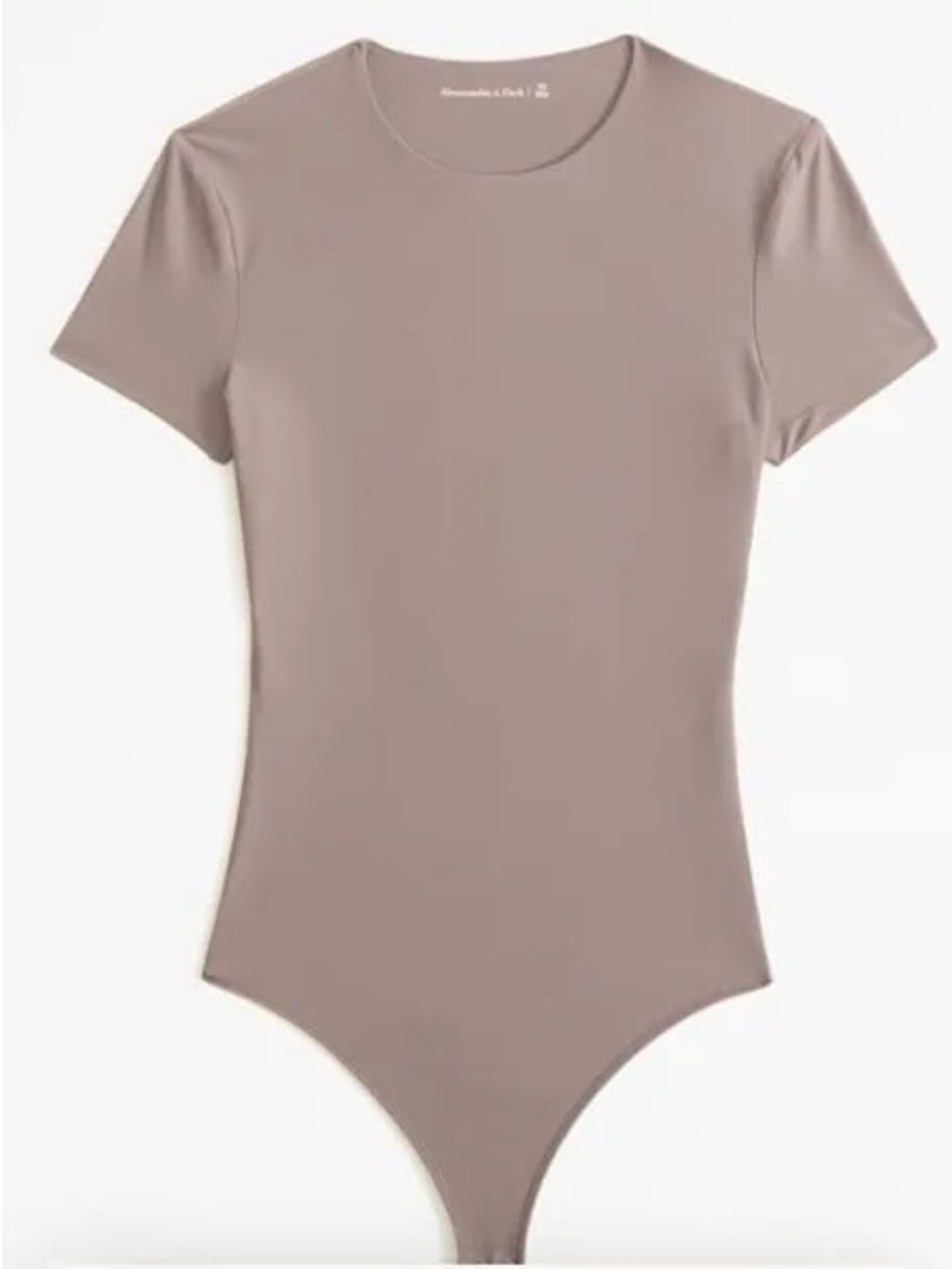 Abercrombie & Fitch Taupe Short-Sleeve Kids One-Piece Bodysuit
